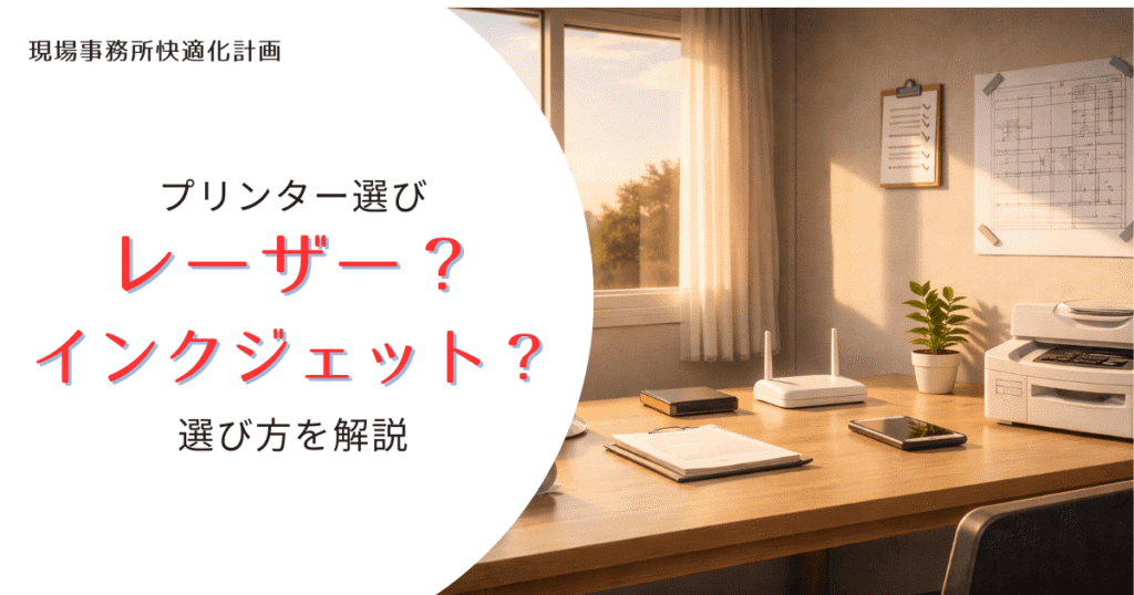 レーザープリンターとインクジェットの違い