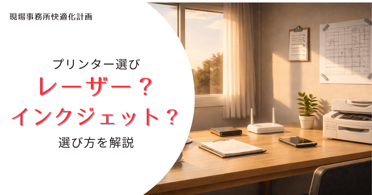 レーザープリンターとインクジェットの違い